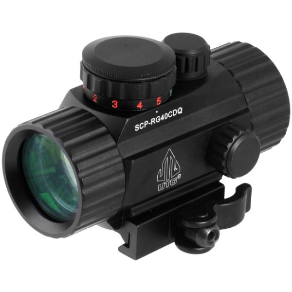 RDEČA PIKA UTG 3,8" DOT SIGHT ITA Red/Green  CIRCLE, W/INTEGRAL QD MOUNT