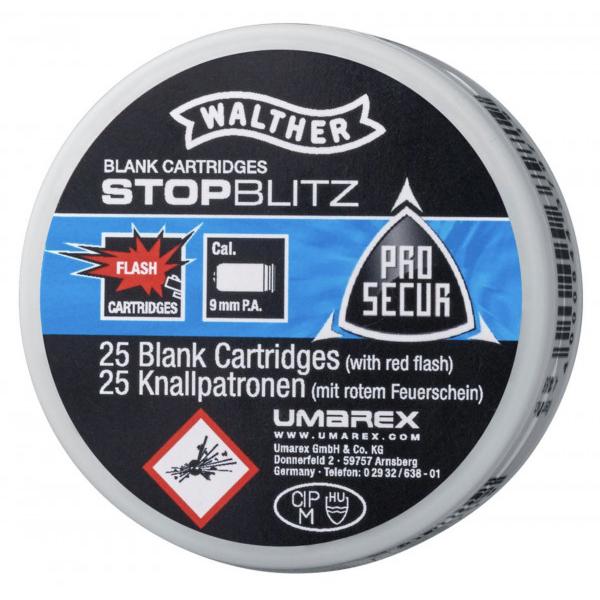 WALTHER PROSECUR STOP BLITZ NABOJ KAL.9 MM  P.A.K.