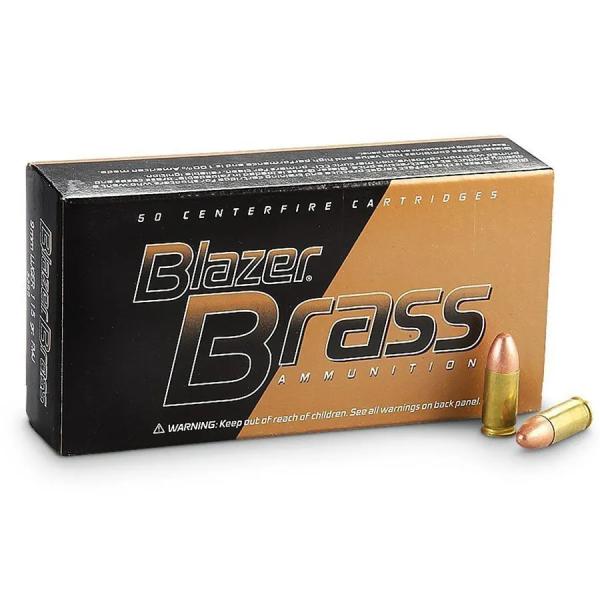 NABOJ BLAZER BRASS 9x19mm