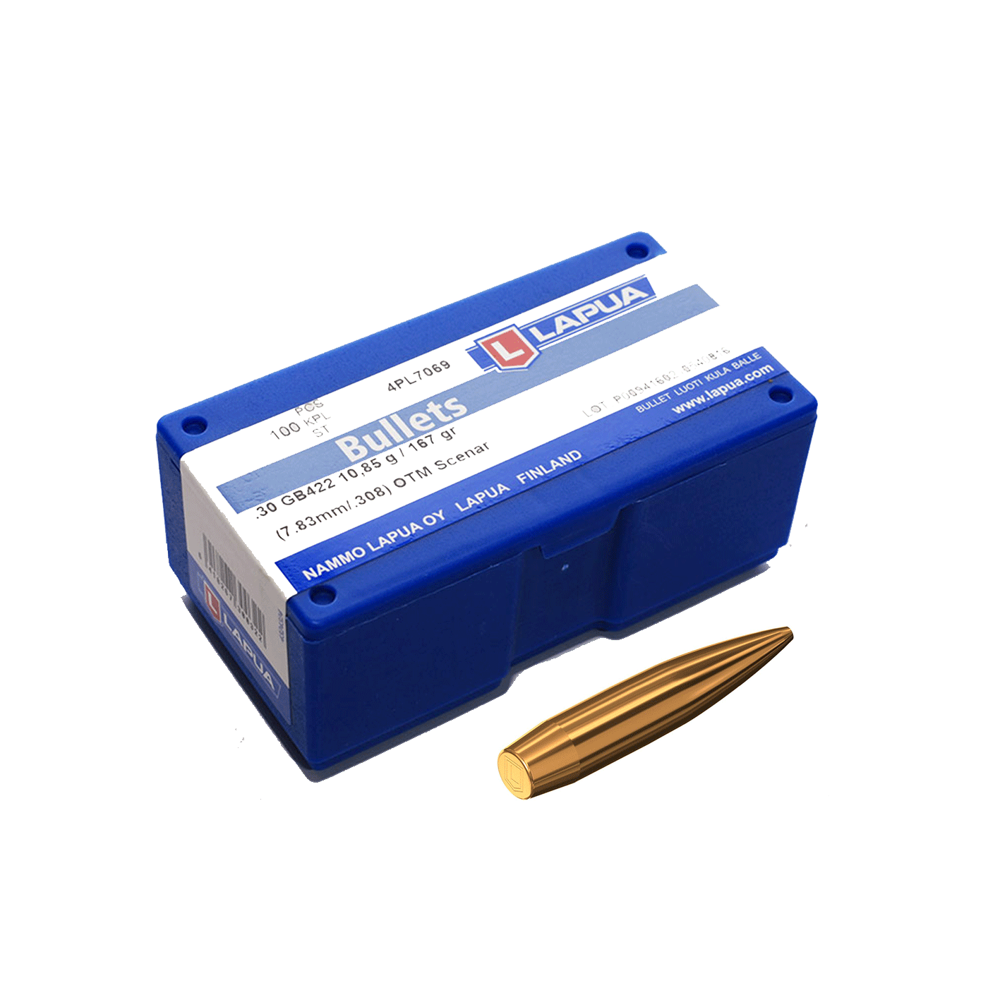 KROGLE LAPUA .308  OTM - SCENAR  GB 422 /167 GR