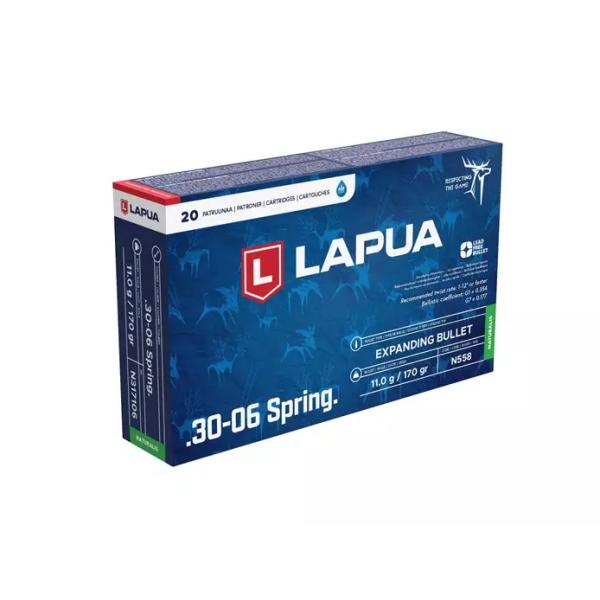LAPUA .30-06 SPRING. NATURALIS EXPANDING BULLET 11g/170gr N558