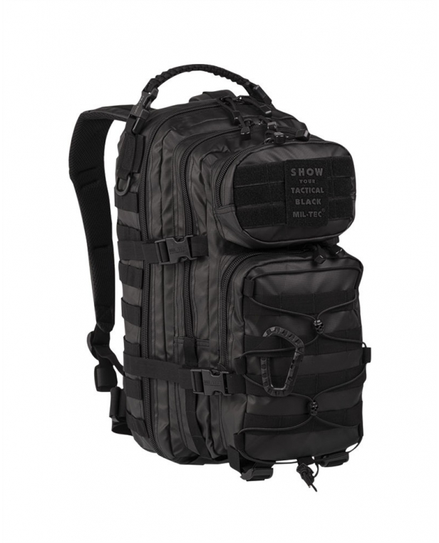 MIL-TEC NAHRBTNIK ASSAULT ČRNE BARVE