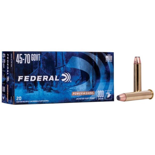 NABOJ FEDERAL 45-70 GOVT. POWER SHOK 300 gr SP