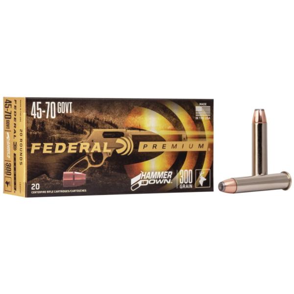 NABOJ FEDERAL 45-70 GOVT PREMIUM HAMMER DOWN 300 gr