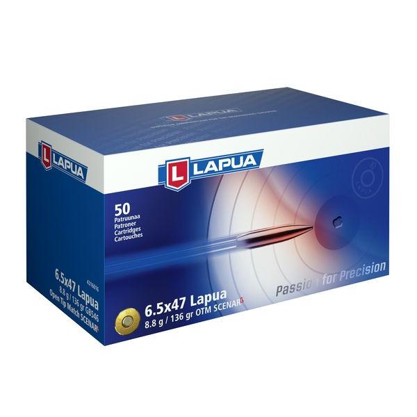 NABOJ LAPUA 6,5 x 47 Lapua SCENAR OTM 136 gr / 8,8 g  50/1