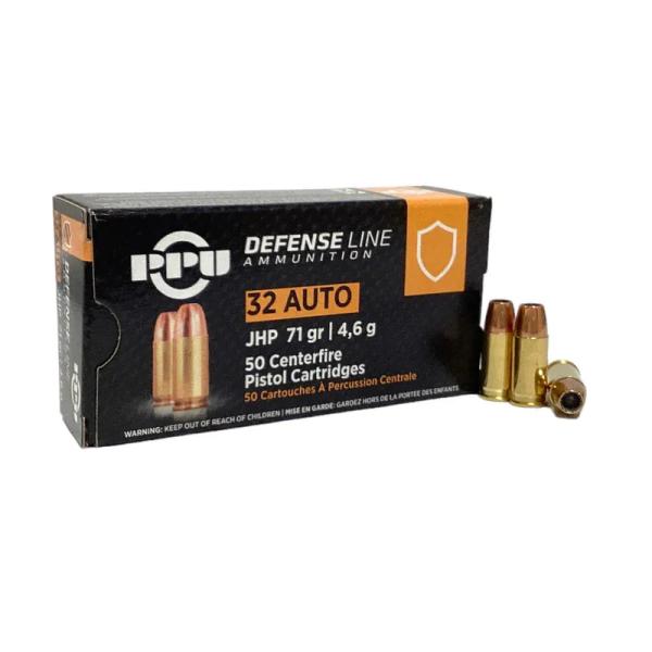 NABOJ PPU 32 AUTO 7,62 Browning Defens Line